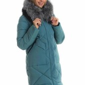 Пуховик пальто куртка подовжена р.S Venissa