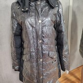 Бомбезний подовгастий пуховик, натуральний пуховик ghiacclazera