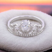 Каблучка 'Xuping' Фіаніт (Родій) 061176