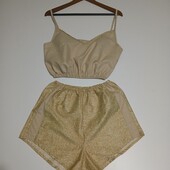 Бежево песочная пижамка S