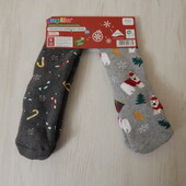 Набір 2шт Новорічні махрові дитячі шкарпетки Lupilu. розмір на вибір.