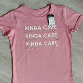 Primark брендовая новая стильная футболочка на девочку рост 140/146 см