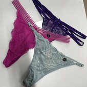 990. Стрінги мереживні 3 шт xl