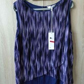 John Rocha брендовая новая стильная блуза/ двойка модель оверсайз размер евро 42/44