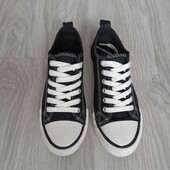 Dunnes stores брендовые лёгкие текстильные кеды цвет черный размер 35/36