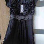 Utopia стильное теплое вязаное платье размер XS S