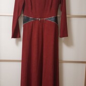 теплое платье в рубчик розмір м