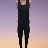 Комплект фітнес легінси+борцовка☘️