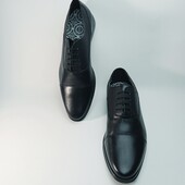 Чоловічі шкіряні кожані туфлі burton menswear london 42р.