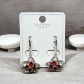 Сережки 'Xuping' Фіаніт (Родій) 063346