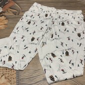 Трикотажные пижамные штаны размер 52/54