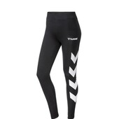 Женские спортивные брюки чёрные с рисунком, L 48/50