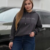 Кофта графіт чорна