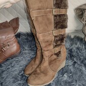 Graceland, 39p утеплені чоботи з пряжками