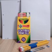 Лот імпортних канцтоварів.