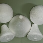 Набір пінопластових фігур для дитячої творчості, створення ялинки 5шт