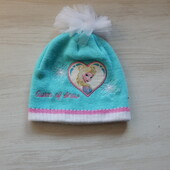 Бірюзова двошарова шапка капелюх disney at george на 1-3 роки
