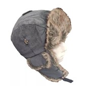 шапка бомбер ушанка размер one size