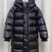 Куртка пуфер пальто еко пух 146 та 152 на дівчинку/хлопчика 2 розміри в наявності