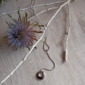 Сріблястий ланцюжок з підвіскою