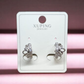 Сережки 'Xuping' Фіаніт (Родій) 069240