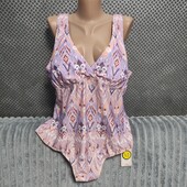 Симпатичный сдельный купальник на пышные формы, р.3XL/4XL