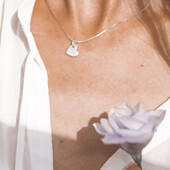 Ніжна срібна підвіска Сердечко