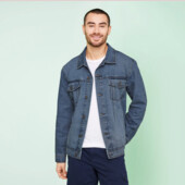 ♕ Якісна чоловіча джинсова куртка від Livergy, розмір L