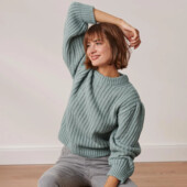 ♕ Теплий в'язаний светр 16% шерсть від Tchibo(Німеччина) розмір наш 48-50(40/42 євро)