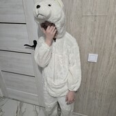 Ведмідь новорічний комбінезон кішурумі костюм