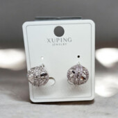 Сережки 'Xuping' Фіаніт (Родій) 070840