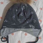 Зимова шапка elf kids з помпоном.
