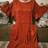 нова атласна сукня пог. 58