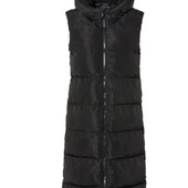 Утеплена подовжена жилетка жилет безрукавка л 44/46