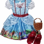 Дороти, Чарівник країни Оз, сукня з туфлями George 9-10 p