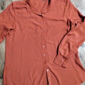Теракотова рубашка, розмір 44 євро
