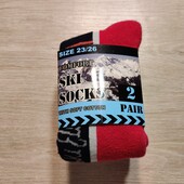 Нидерланды! Термоноски для девочки, лыжные носки для девочки! 2 пары! 23/26 размер! Лот 44