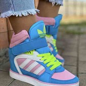 Женские брендовые кожаные сникерсы"adidas" Вьетнам