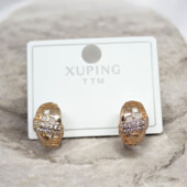 Сережки 'Xuping' Фіаніт (позолота 18к) 073391