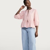 Стильна блуза з завʼязками, М L