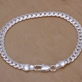 Браслет унисекс, стерлинговое серебро