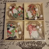 Набор 12шт+5шт украшений.