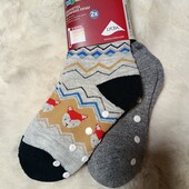 7676.Термо .лот 2 пар теплі в'язані на махрі носки lupilu 27/30
