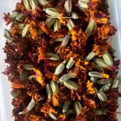 Сушені чорнобривці для чаю/настоянки, пакет 50 г