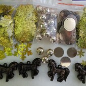 Набір сніжинок і наместин, 900шт