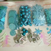 Набір сніжинок і наместин, 900шт