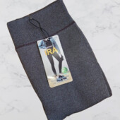 Легінси в рубчик на хутрі