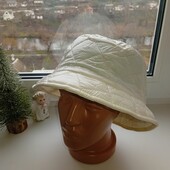 Панама на флисовой подкладке, цвет молоко и кремовый. Фото реальное. Одна на выбор