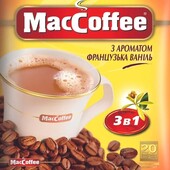 Maccofee 3 в 1 Французька ваніль 10 пакетів