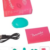 Внешний перезаряжаемый вибратор Miss V Pancake- Размер: 7,8 х 4,7 см